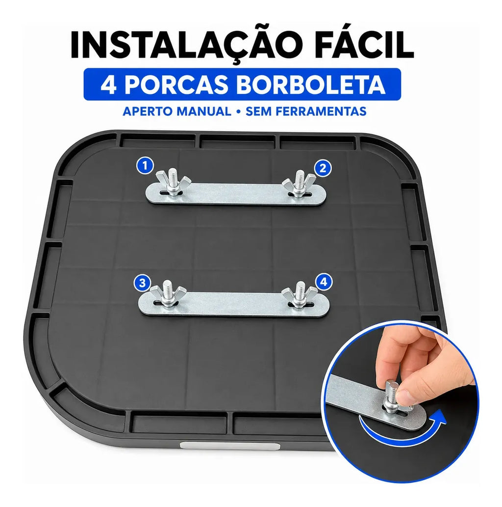 Lona impermeável de alta resistência do Baú Flexível Baslu 45L
