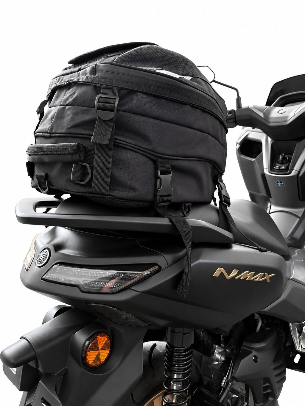 Baú mochila 37 Litros para Moto Expansível Baslu