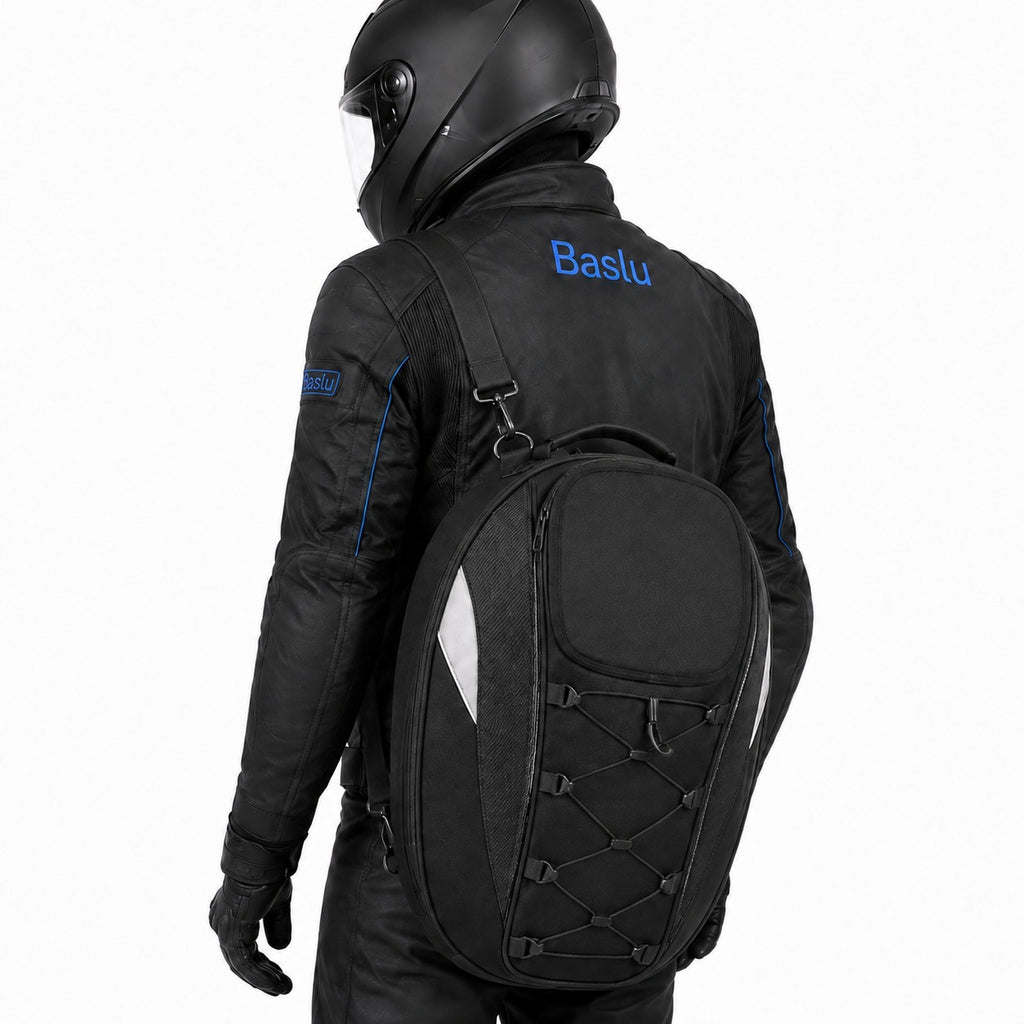 Baú mochila 37 Litros para Moto Expansível Baslu