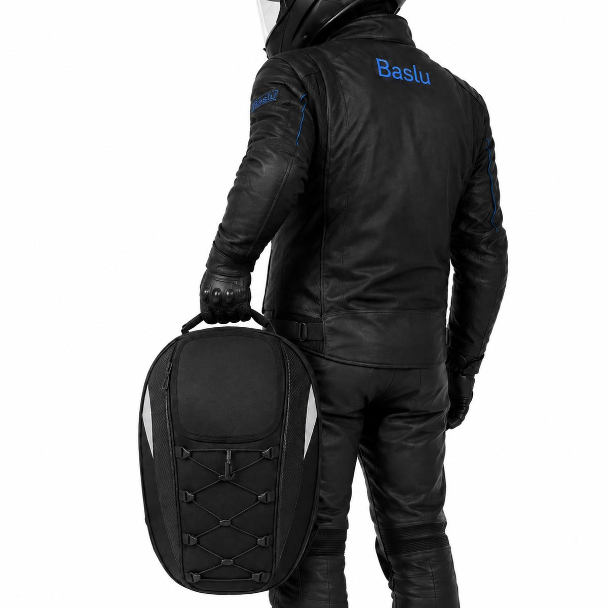 Baú mochila 37 Litros para Moto Expansível Baslu