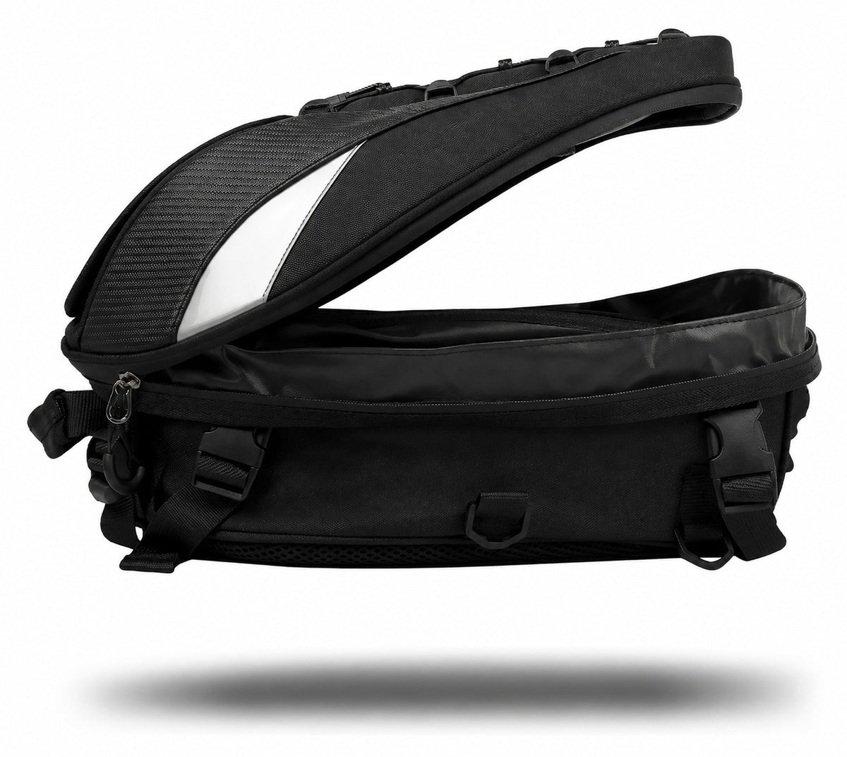Baú mochila 37 Litros para Moto Expansível Baslu