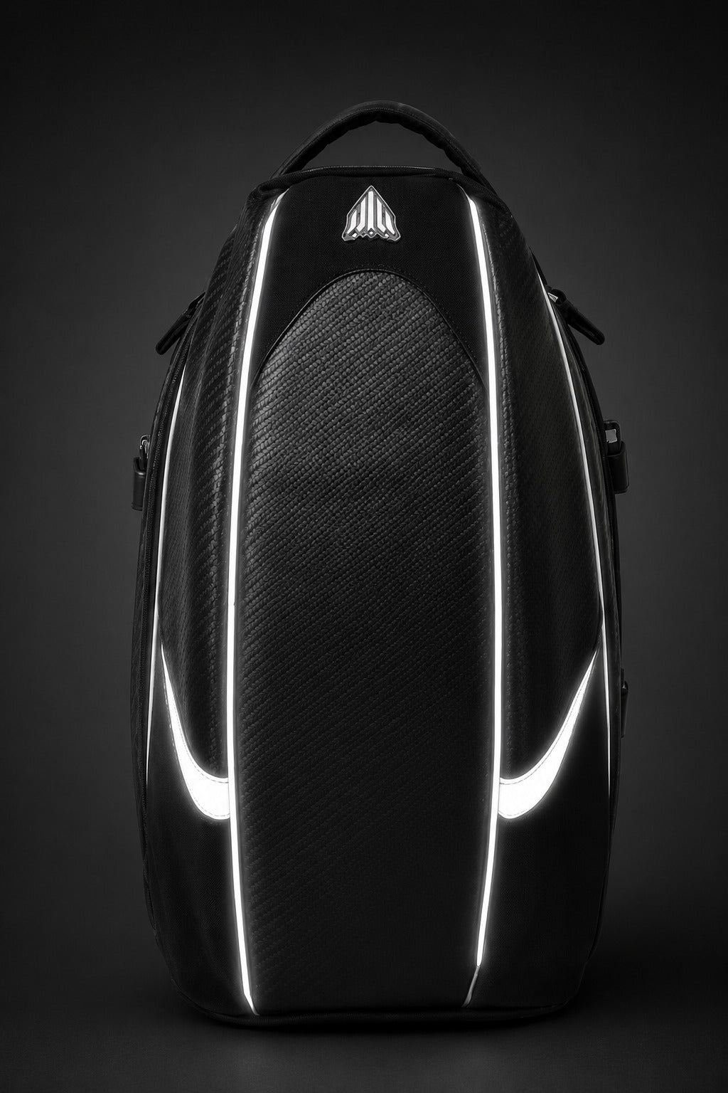 Foto real da Bolsa Expansiva Baslu 21L instalada na moto