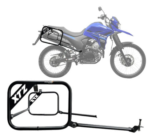 Afastador de alforge Evolution Racing instalado na Yamaha Lander XTZ 250