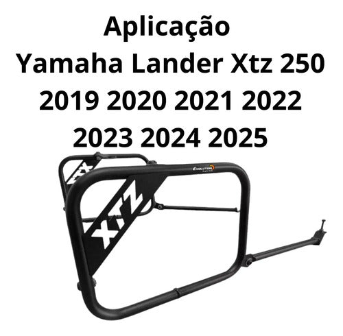 Afastador de alforge compatível com Yamaha Lander XTZ 250 de 2019 a 2025