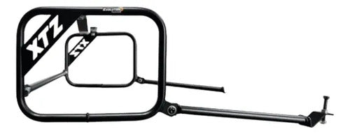 Vista lateral do afastador de alforge Yamaha Lander XTZ 250 Evolution Racing