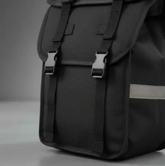 Alforje lateral 60 litros Baslu Preto – bolsa impermeável universal para moto – foto 6