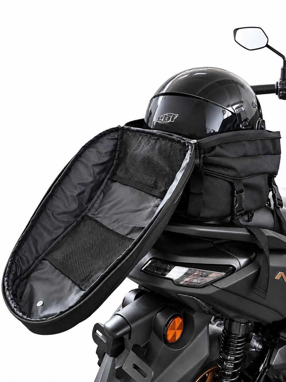 Baú mochila 37 Litros para Moto Expansível Baslu