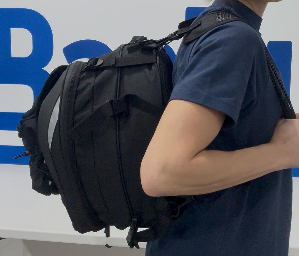 Baú mochila 37 Litros para Moto Expansível Baslu