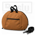 Bolsa porta capacete para moto Baslu caramelo com alça de ombro removível