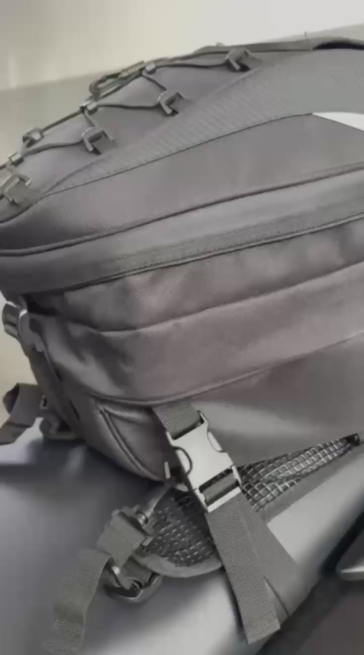 Baú mochila 37 Litros para Moto Expansível Baslu