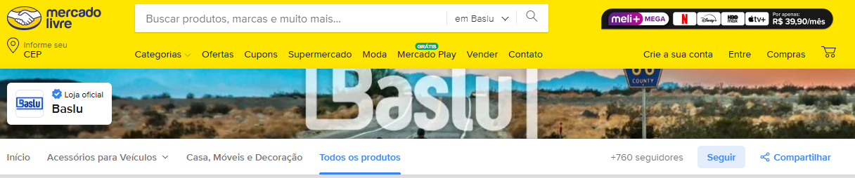Baslu - Loja Oficial Mercado Livre