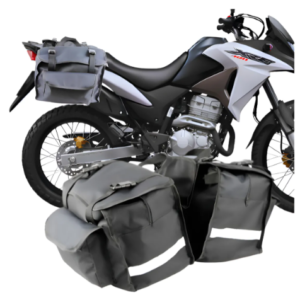 Baú / Bolsa Traseira 40 L Baslu – Alforge Superior Universal p/ Motos – Linha Black Luxo