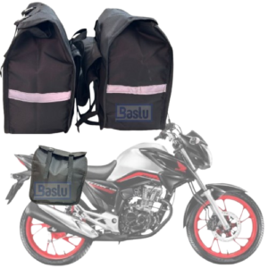 Alforge Lateral 60 L Baslu – Bolsa/Bauleto Reforçado p/ Honda NXR 160 Bros & Motos Universais
