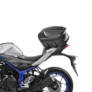 baú/alforge traseiro 21 l baslu – bolsa compacta p/ moto (ex: yamaha xtz 250 / ténéré)
